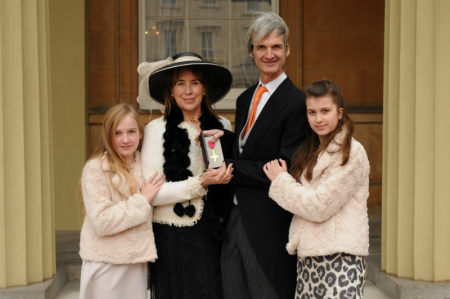 Andrew and family at Buckingham Palace
